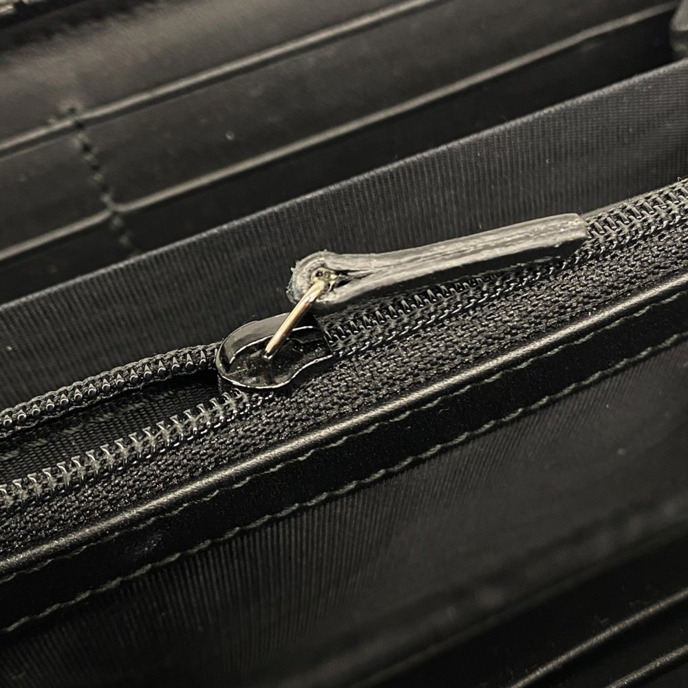 Gucci Floral Print Wallet - Green and Gold - Picture 7 of 10